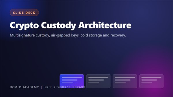 Crypto Custody Architecture Slides