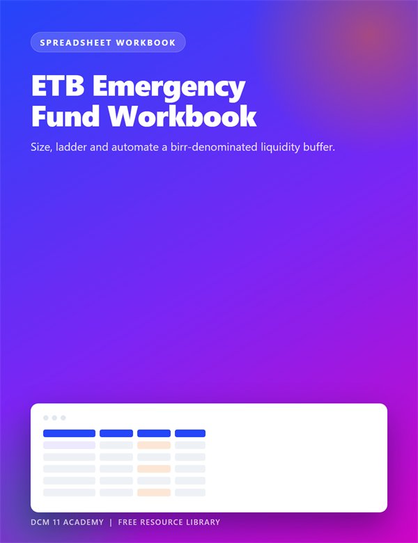 ETB Emergency Fund Workbook cover